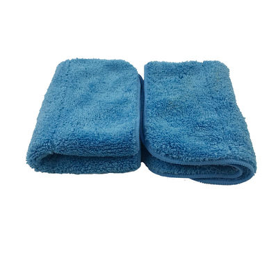 Jahitan Purl 80% Polyester Microfiber Cleaning Cloth Blue Coral Fleece 25x30