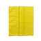 Kain Pembersih Microfiber Warp Rajutan Kuning 40x40 Pipa Poliamida Poliamida
