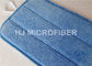 Pel Debu Microfiber Biru Penyerap Tinggi / Pel Datar Microfiber 5 &quot;X 18&quot;