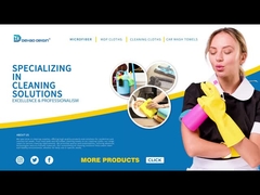 Bantalan Pel Basah Microfiber untuk Dinding Ukuran Disesuaikan