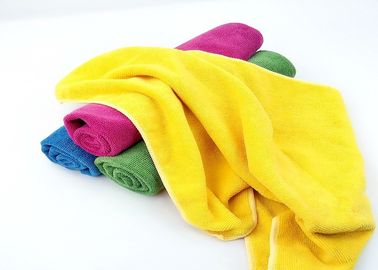 280gsm 50 * 70cm OEM Bebas Serat Kain Microfiber Penyerap Super LembutHanduk Piring Microfiber