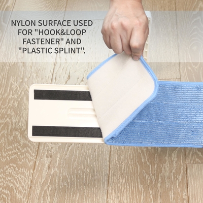 Microfiber Dust Mop Pads Daya Serap Tinggi Twisted Microfiber Wet Mop Pads Untuk Membersihkan Lantai