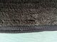 Jahitan Coklat Bergaris Coral Fleece Microfiber Kitchen Towels 32 * 32cm