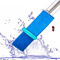 Biru 380gsm Microfiber Wet Mop Pads, Pocket M Bentuk Multifungsi