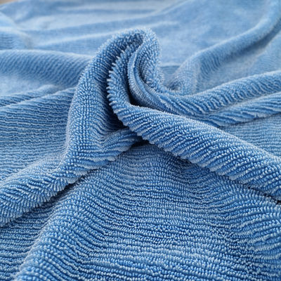450GSM Knitted Warp Twist Super Absorbent Microfiber Fabric Roll Untuk Pel